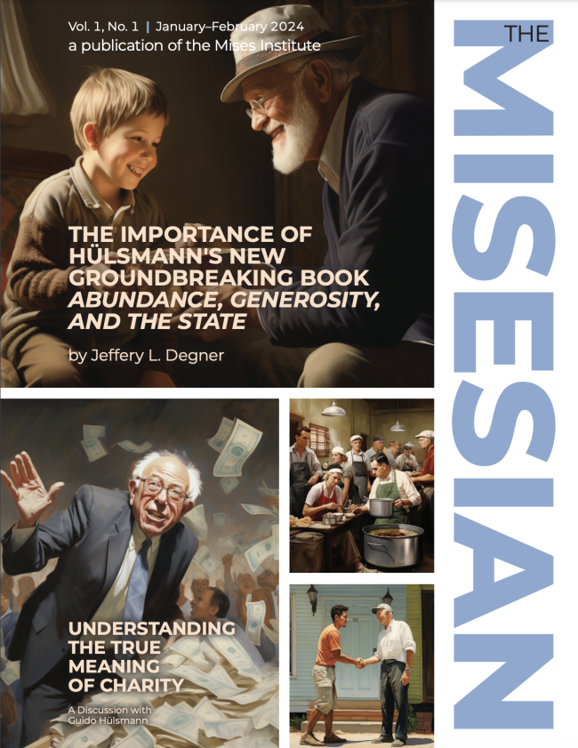 The Misesian Volume 1 Issue 1 Cover